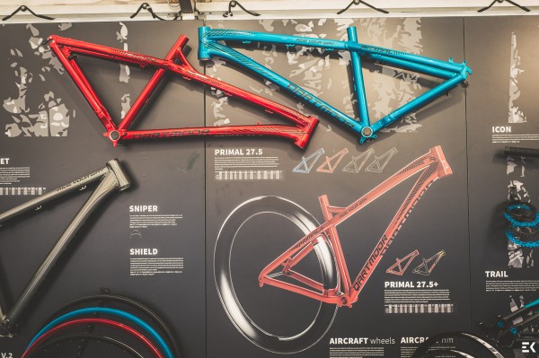 Eurobike2015_Dartmoor_booth_Primal_27.5_and_Primal_27.5_Plus_frames