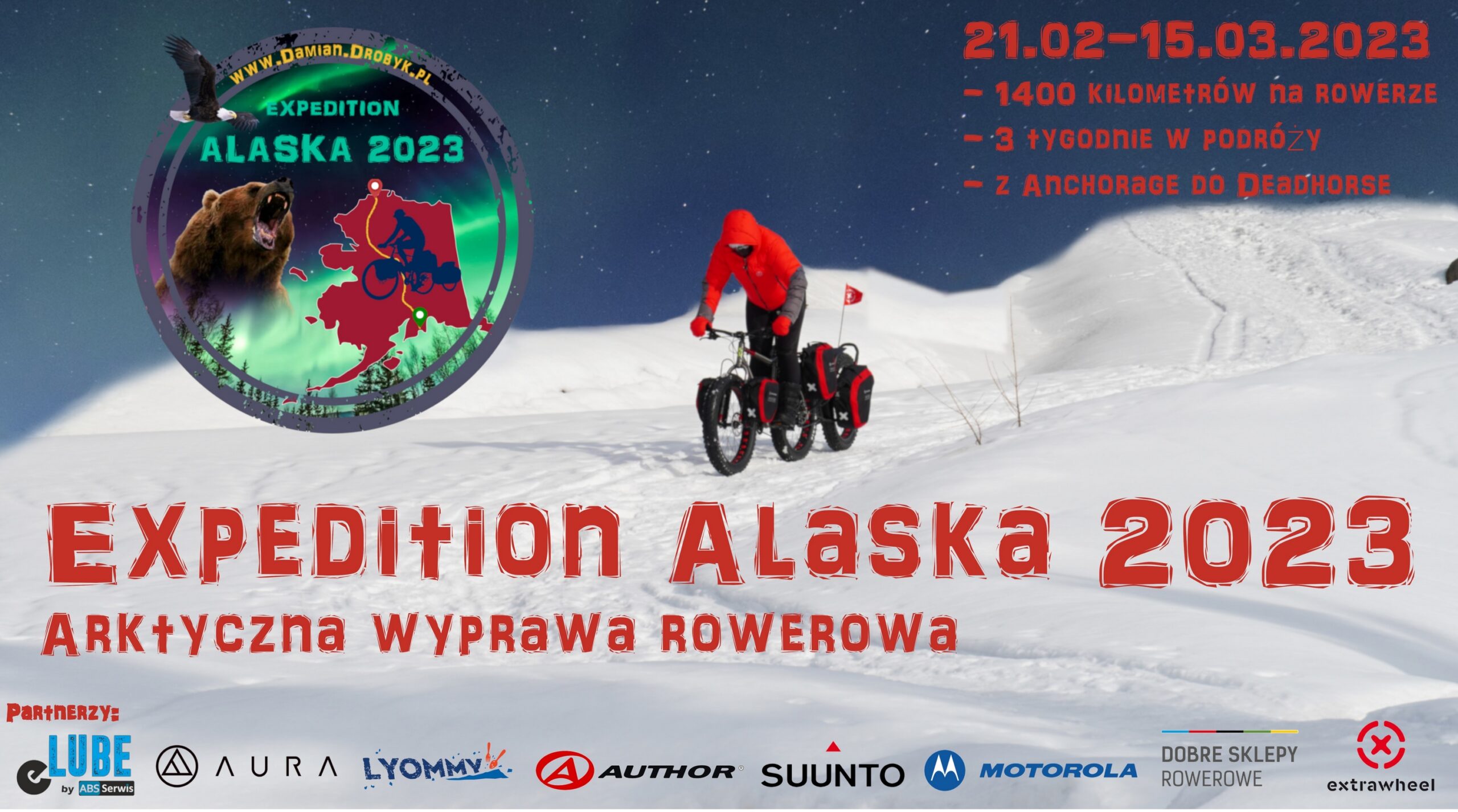 Zimowa wyprawa rowerowa “Expedition Alaska 2023”